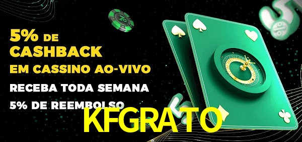Promoções do cassino ao Vivo KFGRATO